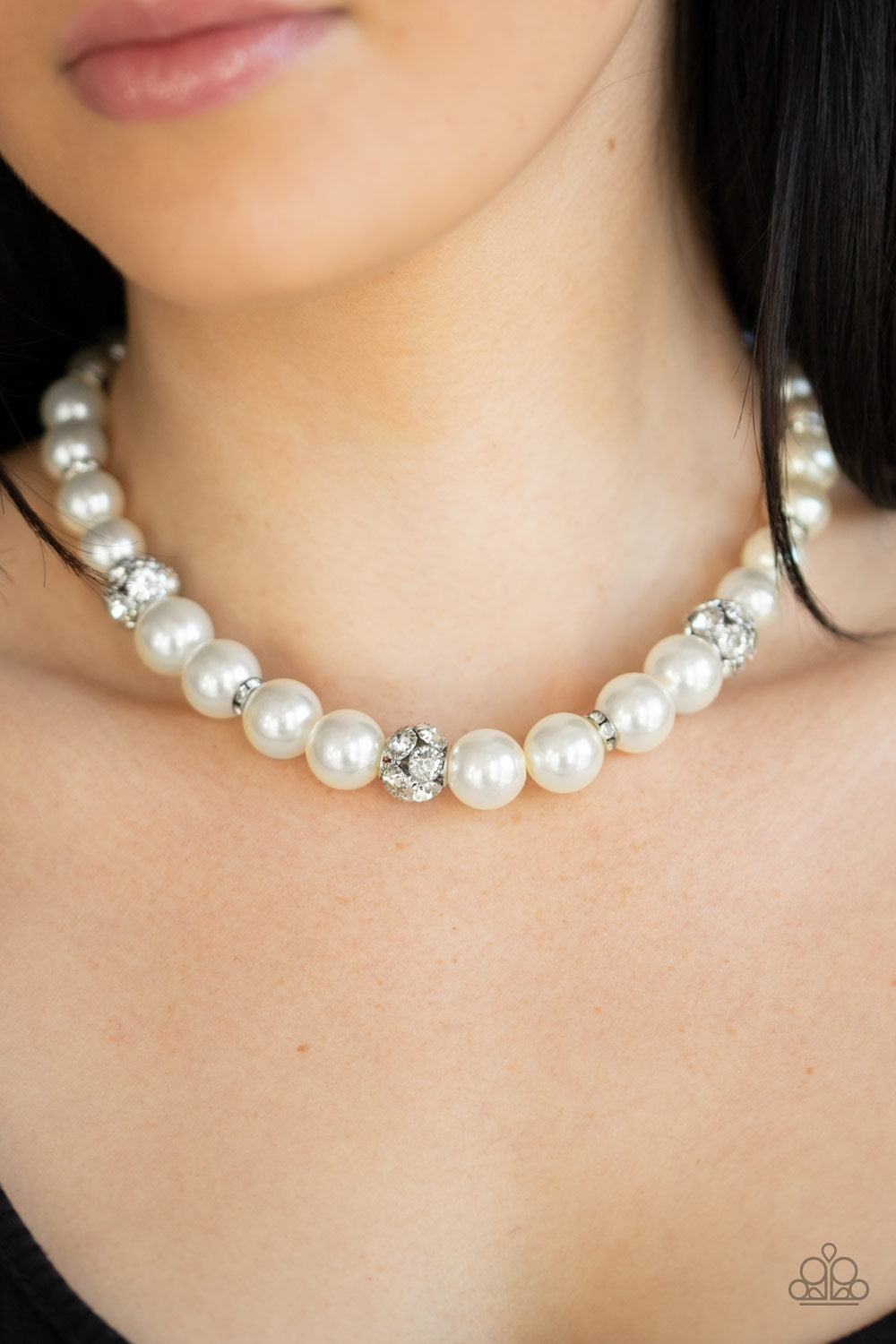 Paparazzi Rich Girl Refinement - White Pearl Necklace - Pusher P