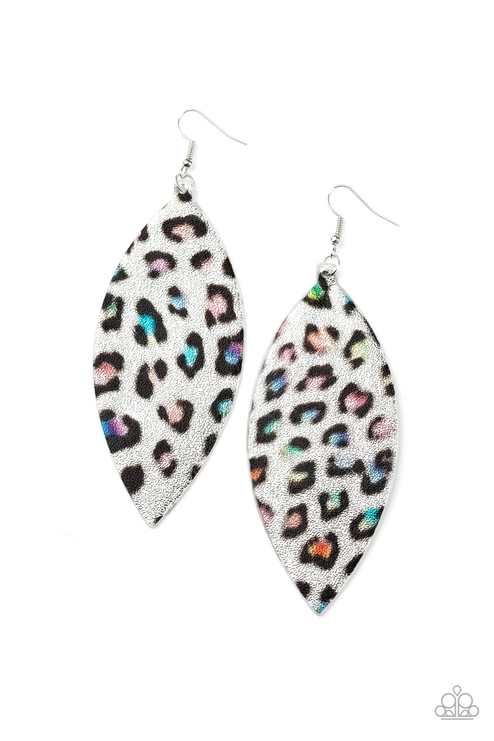 Paparazzi Once a CHEETAH, Always a CHEETAH - Multi Leather Earrings - Pusher P