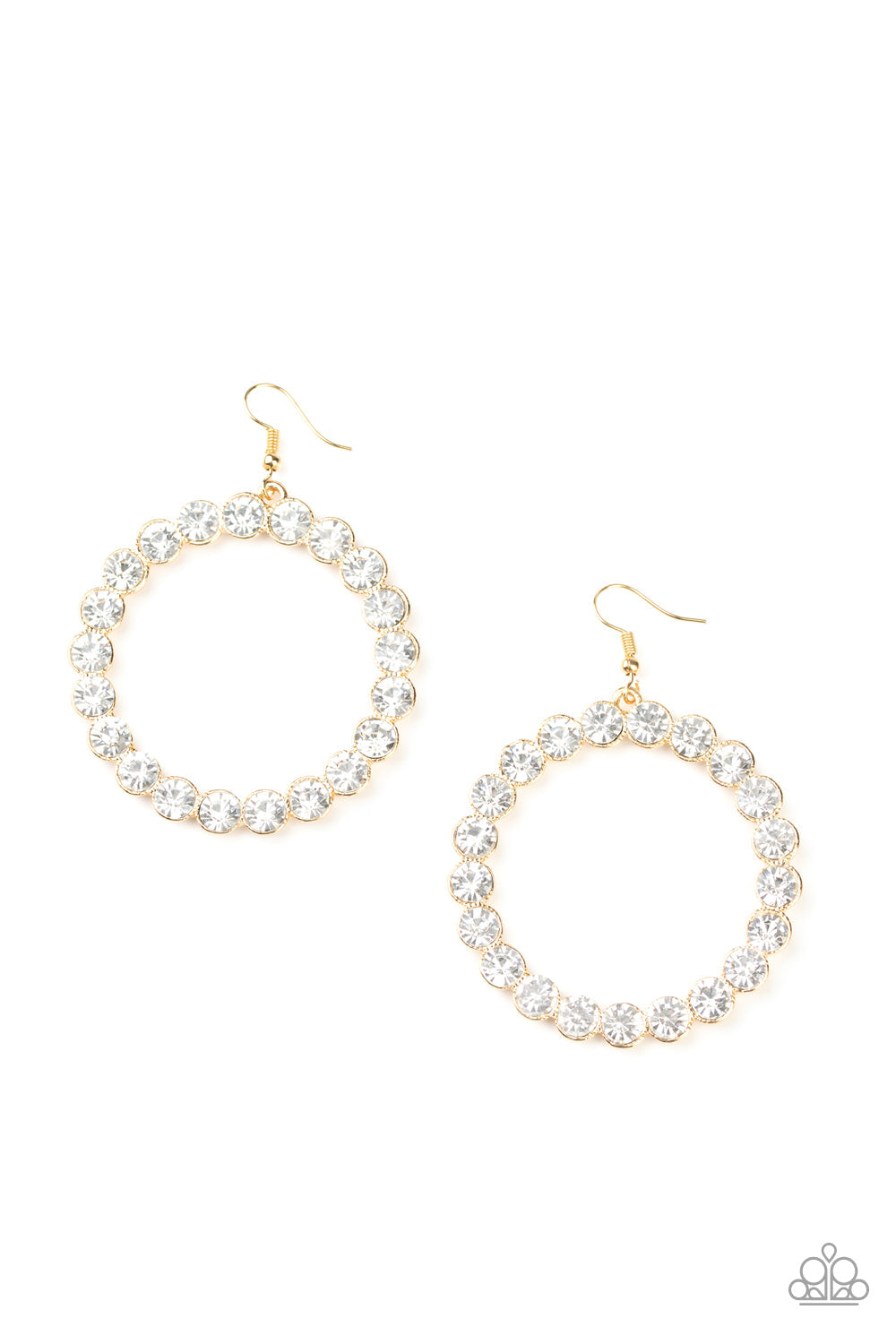 Paparazzi Welcome to the GLAM-boree - Gold Earrings - Pusher P