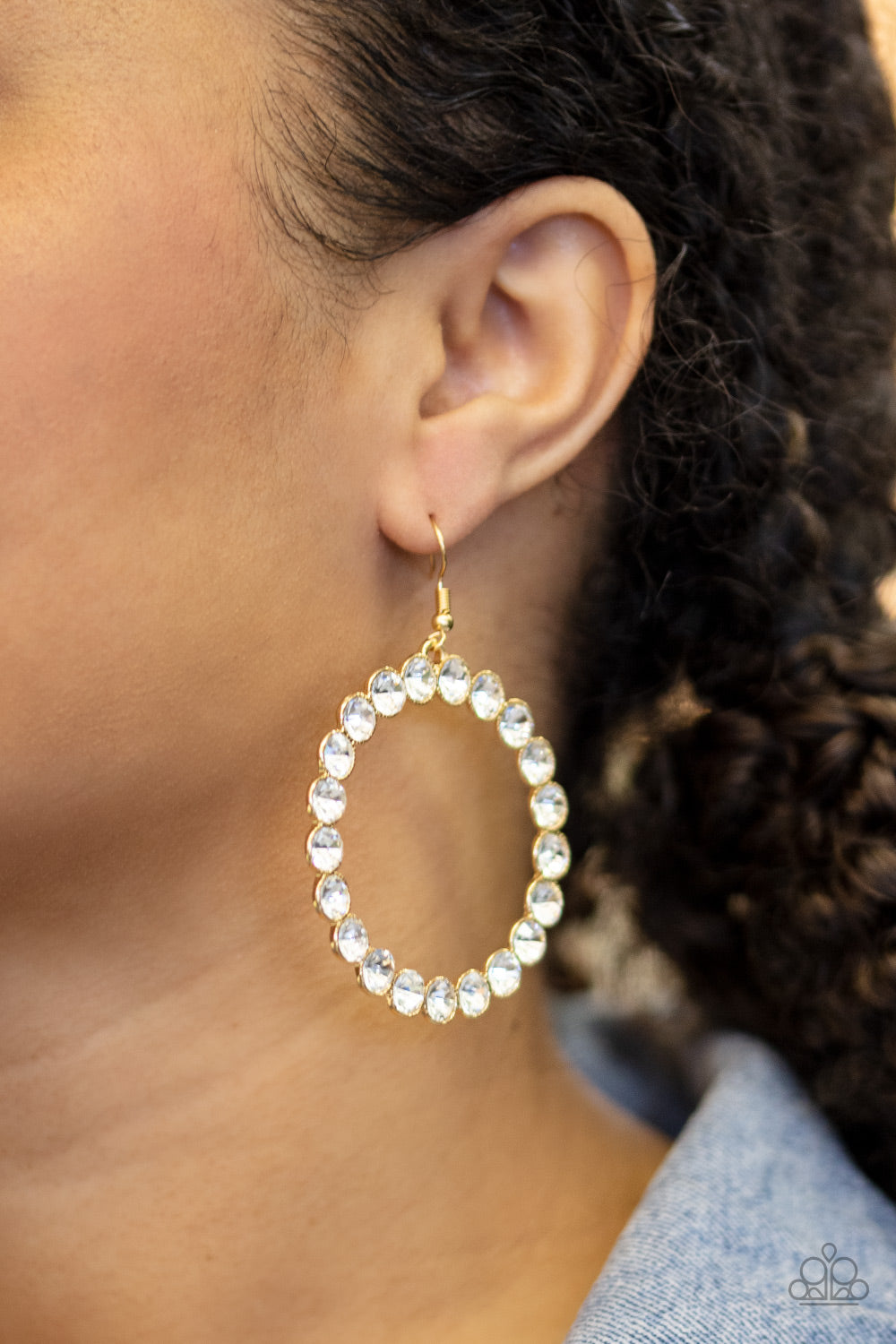 Paparazzi Welcome to the GLAM-boree - Gold Earrings - Pusher P