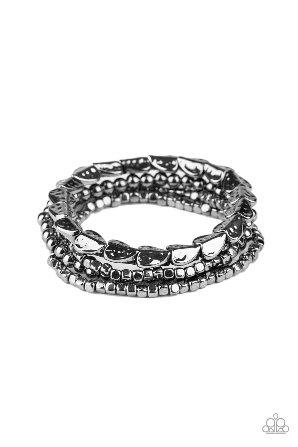 Paparazzi Ancient Heirloom - Black Bracelet - Pusher P