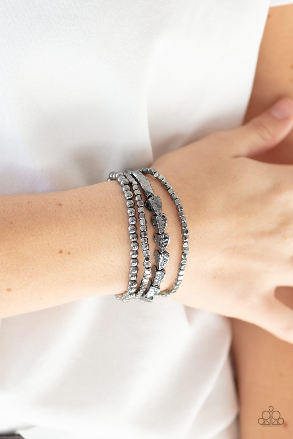 Paparazzi Ancient Heirloom - Black Bracelet - Pusher P