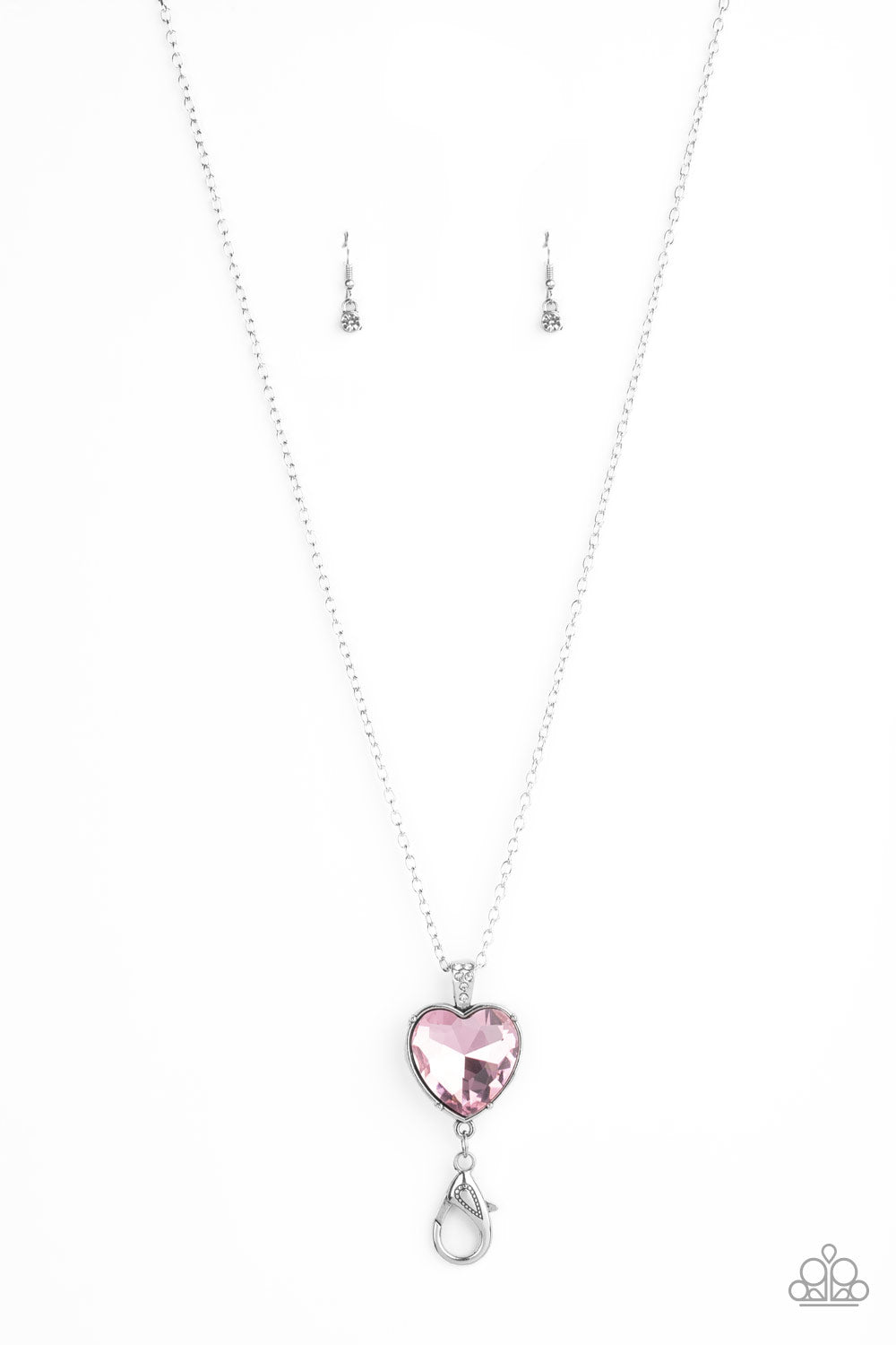 Paparazzi Lovely Luminosity - Pink Lanyard - Pusher P