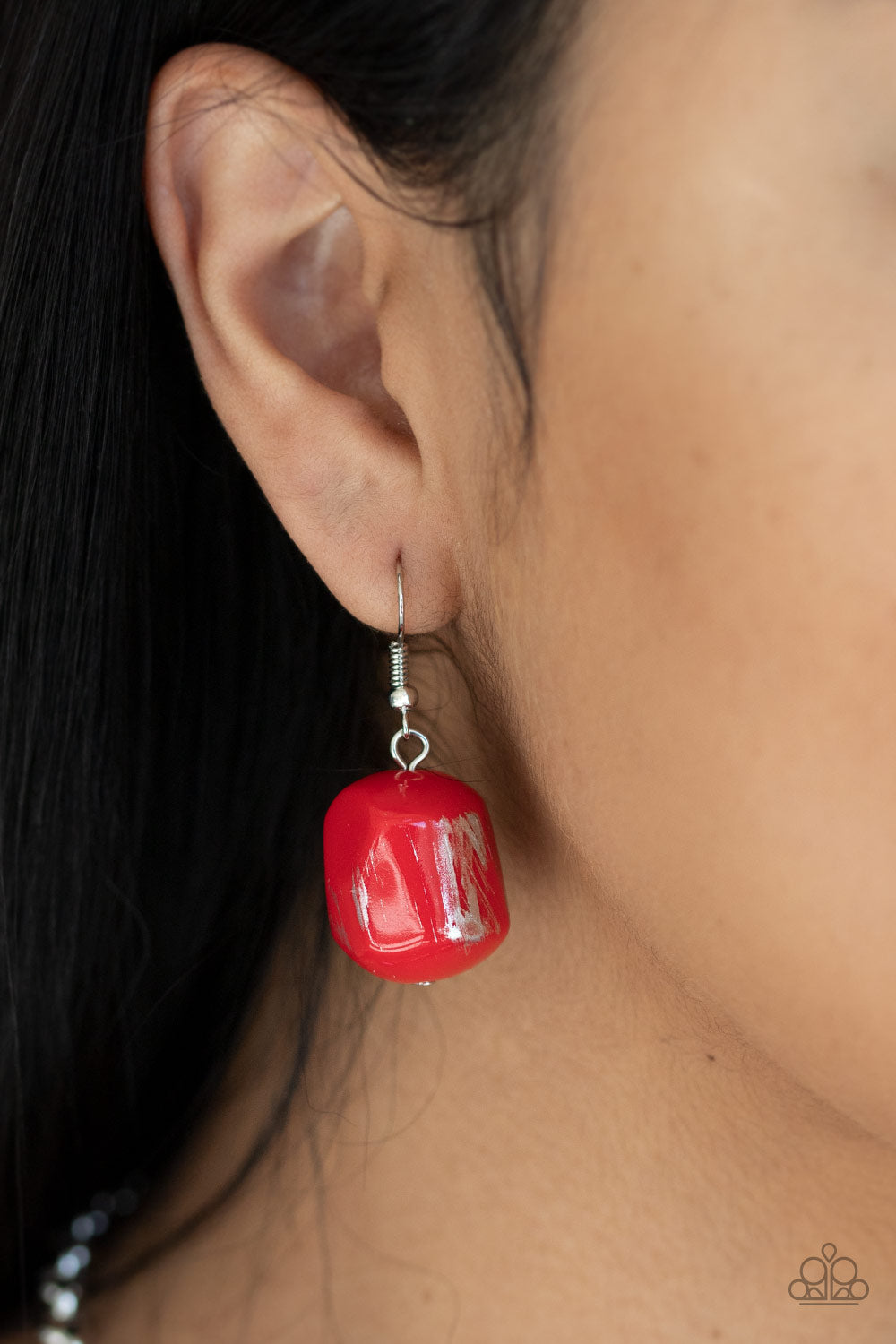 Paparazzi Girl Grit - Red Necklace - Pusher P