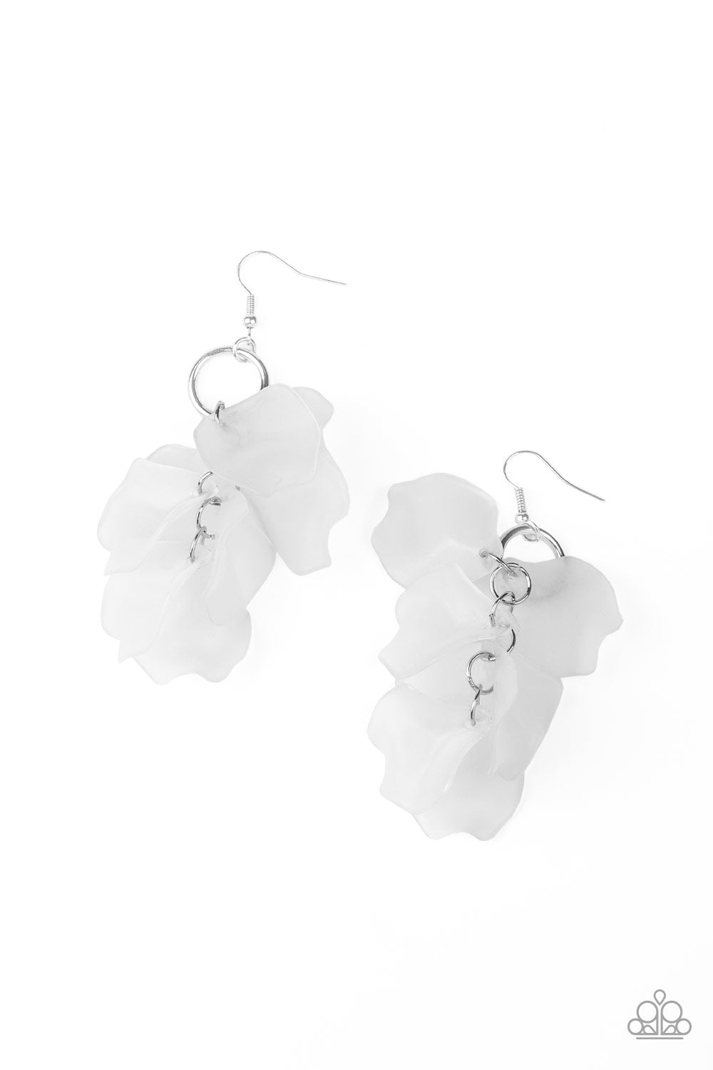 Paparazzi Fragile Florals - White May 2020 Life Of The Part Exclusive - Pusher P