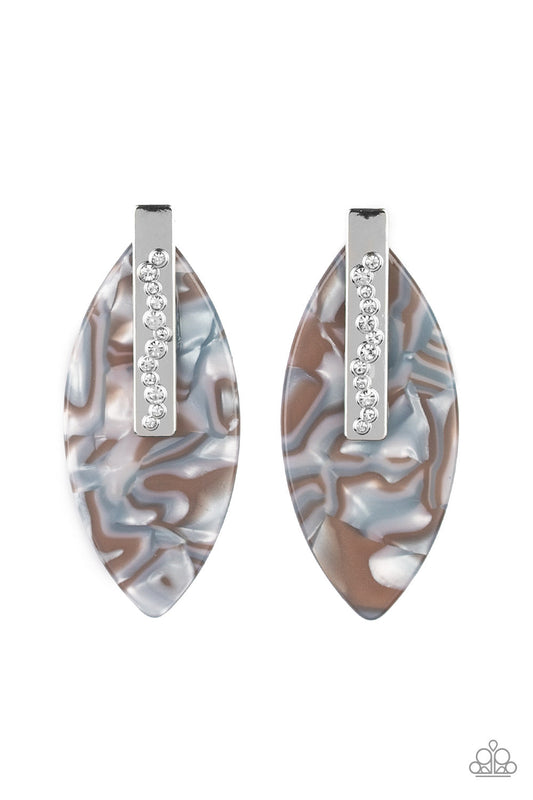 Paparazzi Maven Mantra - August 2020 Life of the Party Earrings - Pusher P