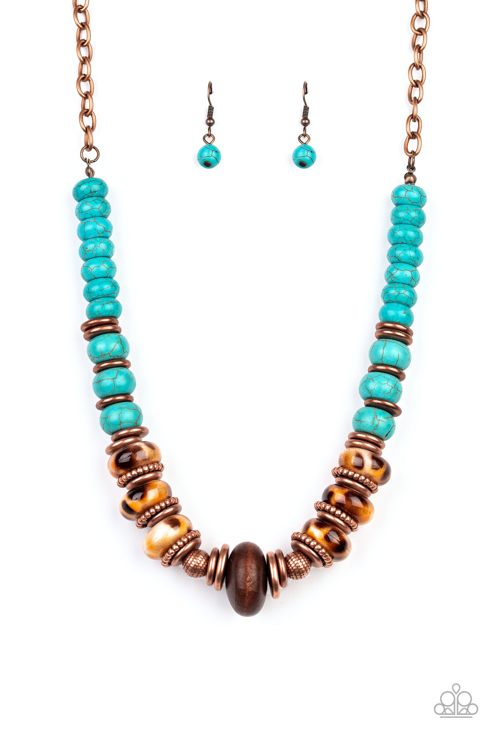 Paparazzi Desert Tranquility - Copper Necklace - Pusher P