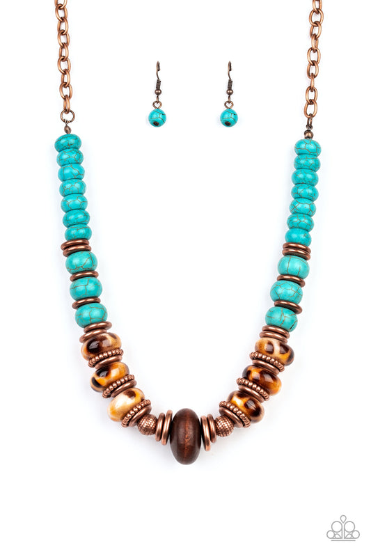 Paparazzi Desert Tranquility - Copper Necklace - Pusher P