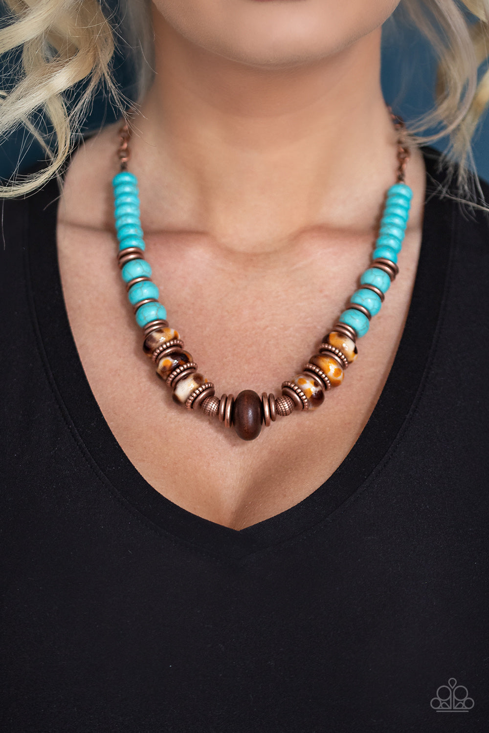 Paparazzi Desert Tranquility - Copper Necklace - Pusher P