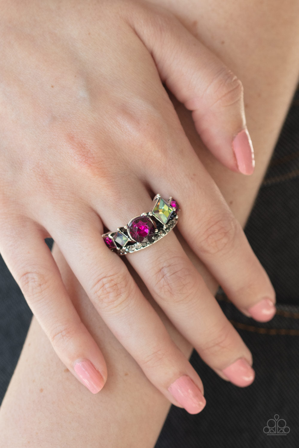 Paparazzi Champion Couture - Pink Ring - Pusher P