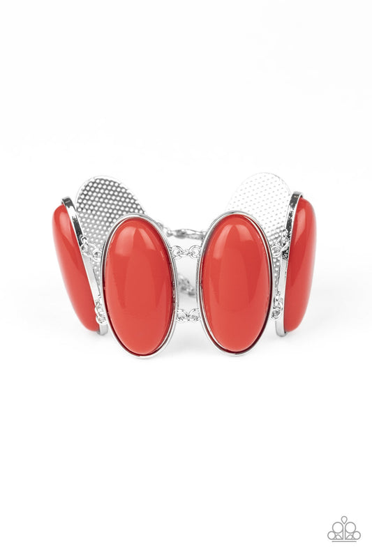 Paparazzi: Power Pop - Red Bracelet - Pusher P