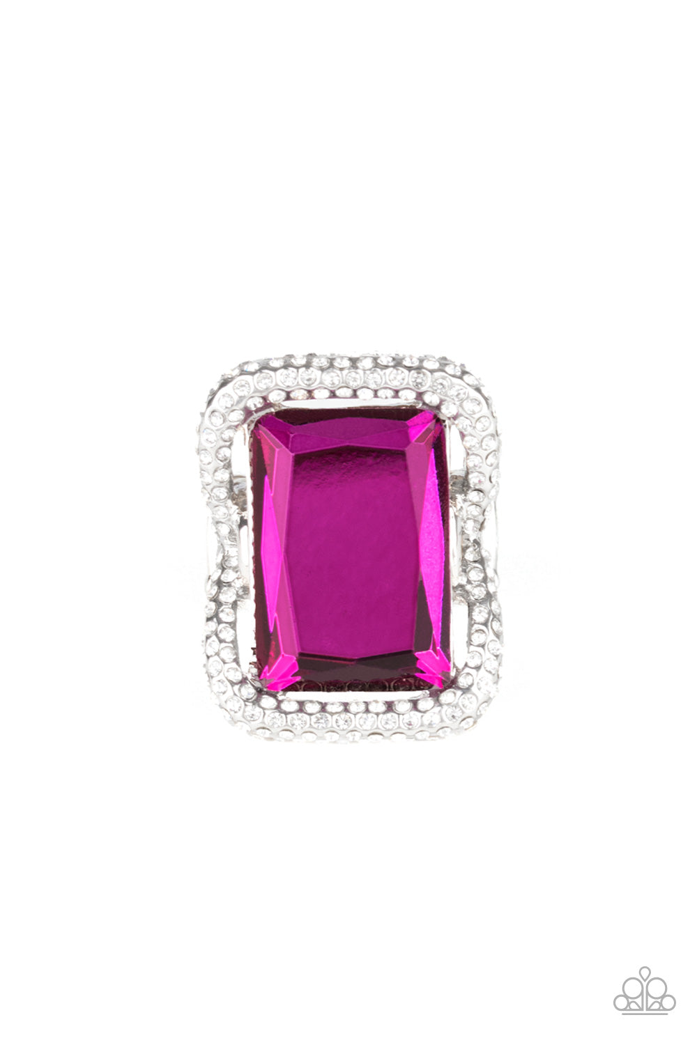 Paparazzi Deluxe Decadence - Pink Ring - Pusher P