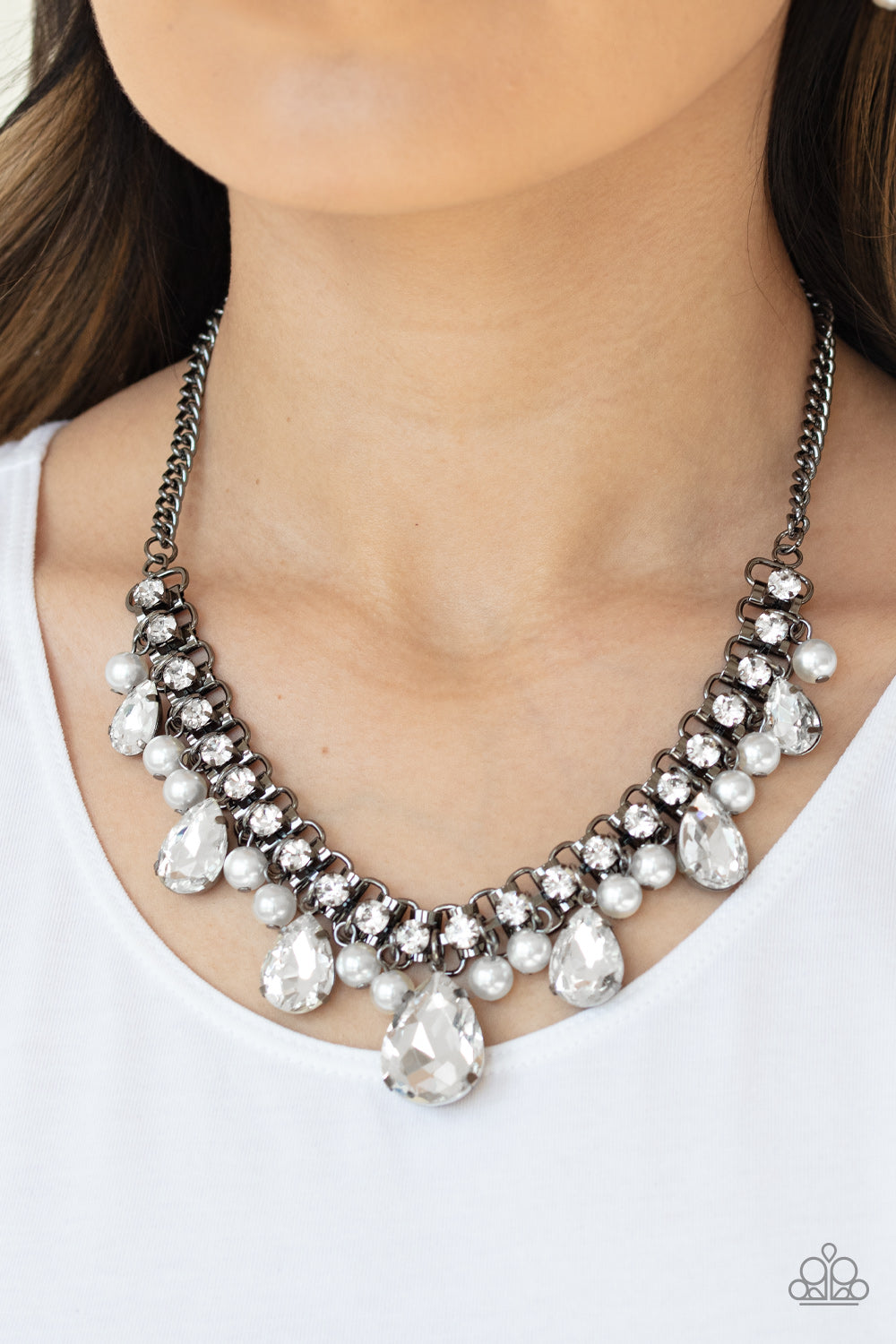 Paparazzi Knockout Queen - Black Necklace - Pusher P