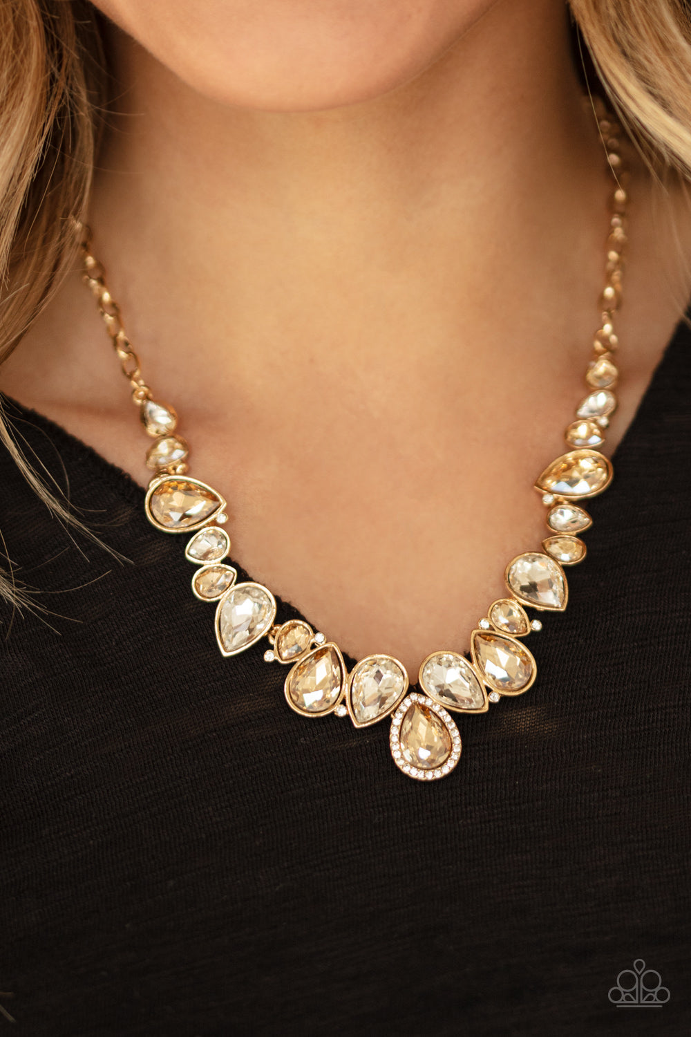 Paparazzi I Want It All - Gold Necklace - Pusher P