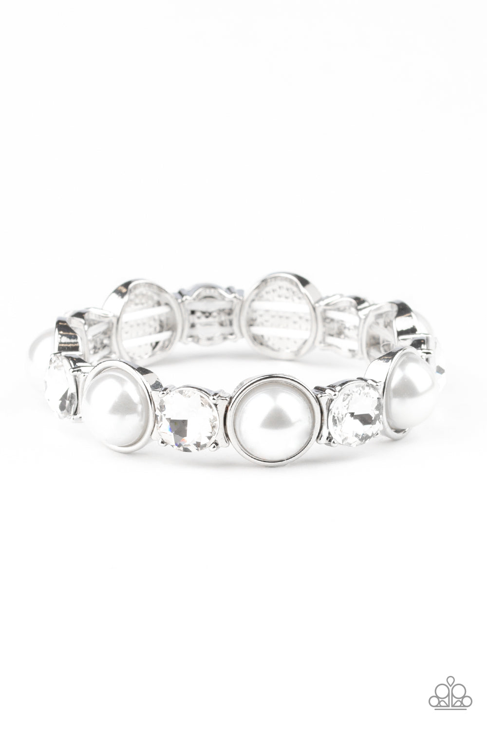 Paparazzi Elegant Entertainment - White Bracelet - Pusher P