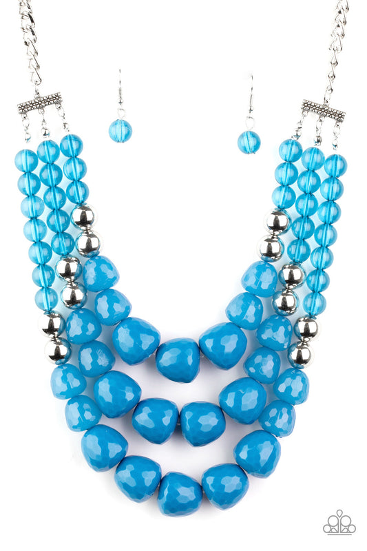 Paparazzi Forbidden Fruit - Blue Necklace - Pusher P