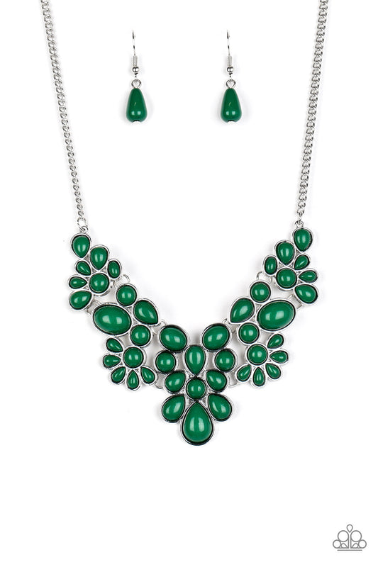 Paparazzi Bohemian Banquet - Green Necklace - Pusher P