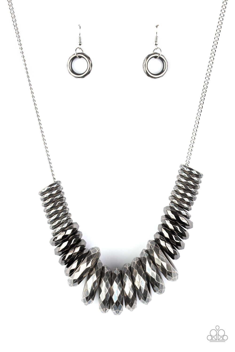Paparazzi Haute Hardware - Silver Necklace - Pusher P