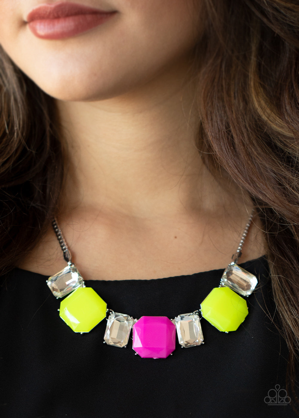 Paparazzi Royal Crest - Yellow Necklace - Pusher P