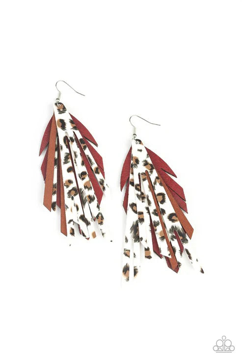 Untamable -Red Earrings