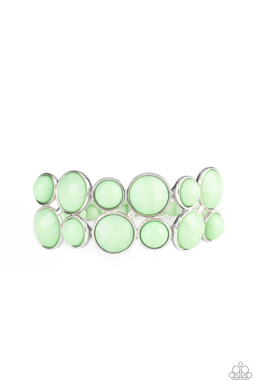 Paparazzi Confection Connection - Green Bracelet - Pusher P