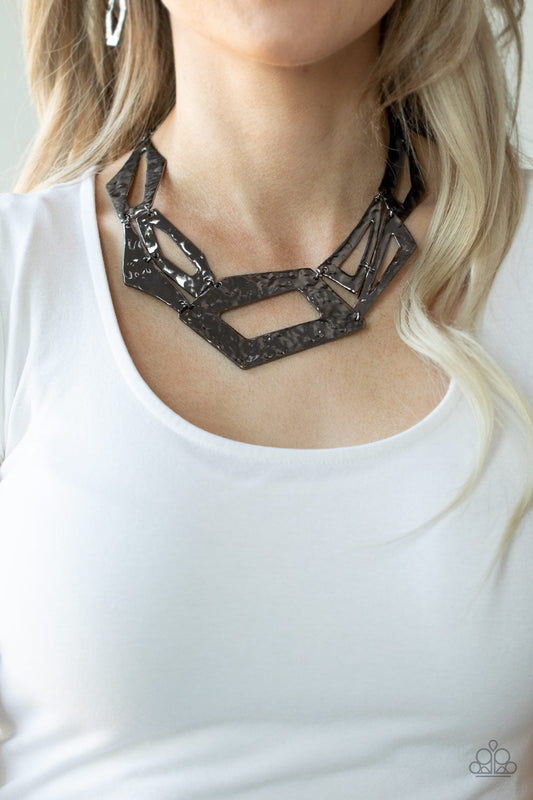 Paparazzi Break The Mold - Black Necklace - Pusher P