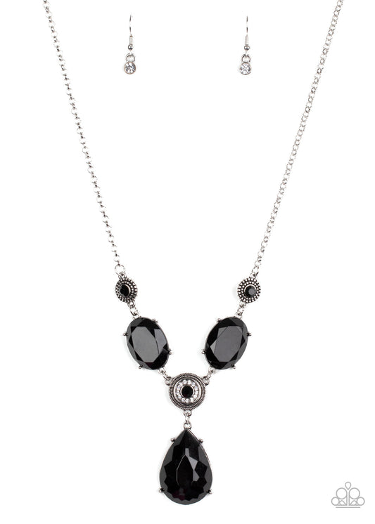 Paparazzi Heirloom Hideaway - Black Necklace - Pusher P
