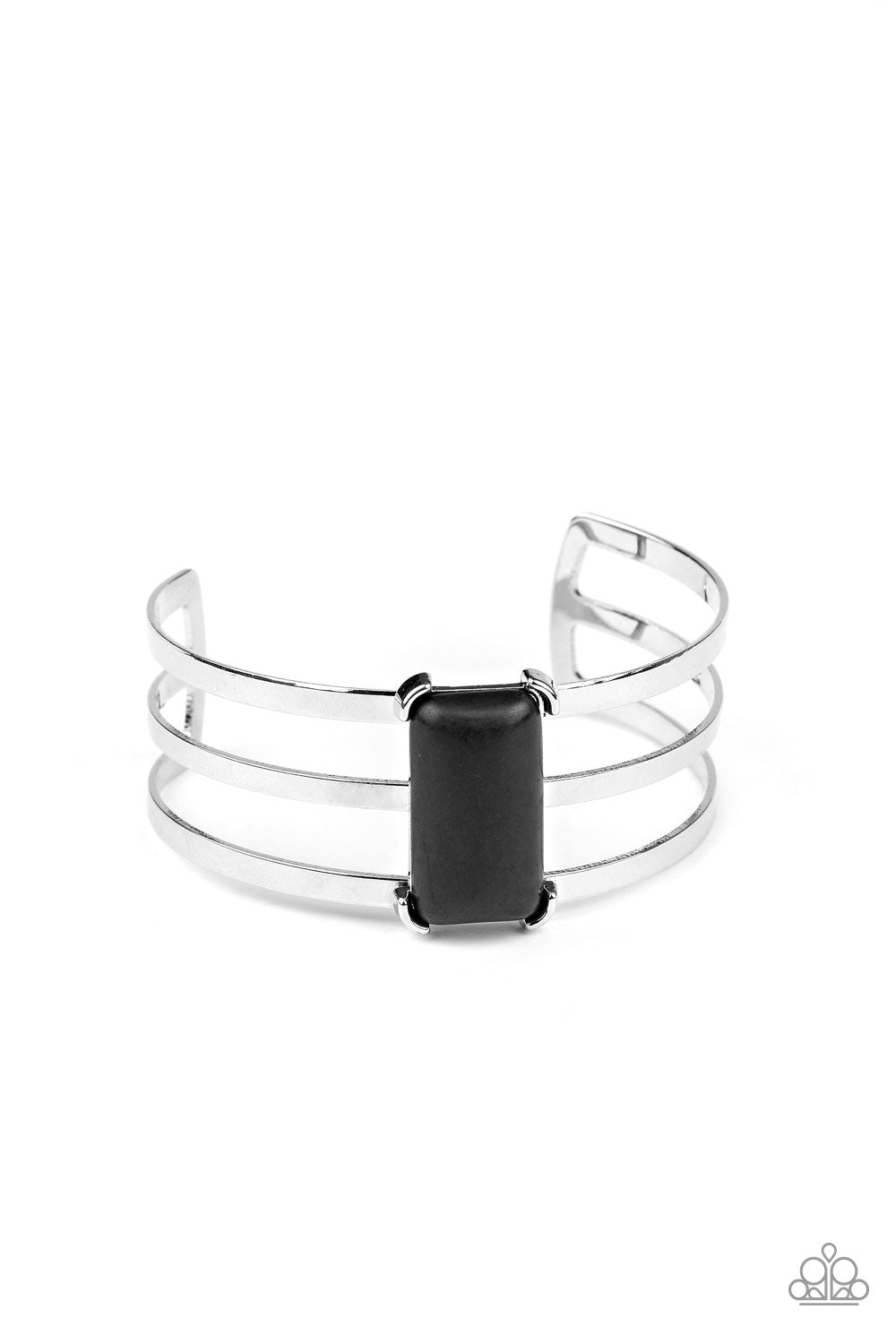 Paparazzi Rural Recreation - Black Bracelet - Pusher P
