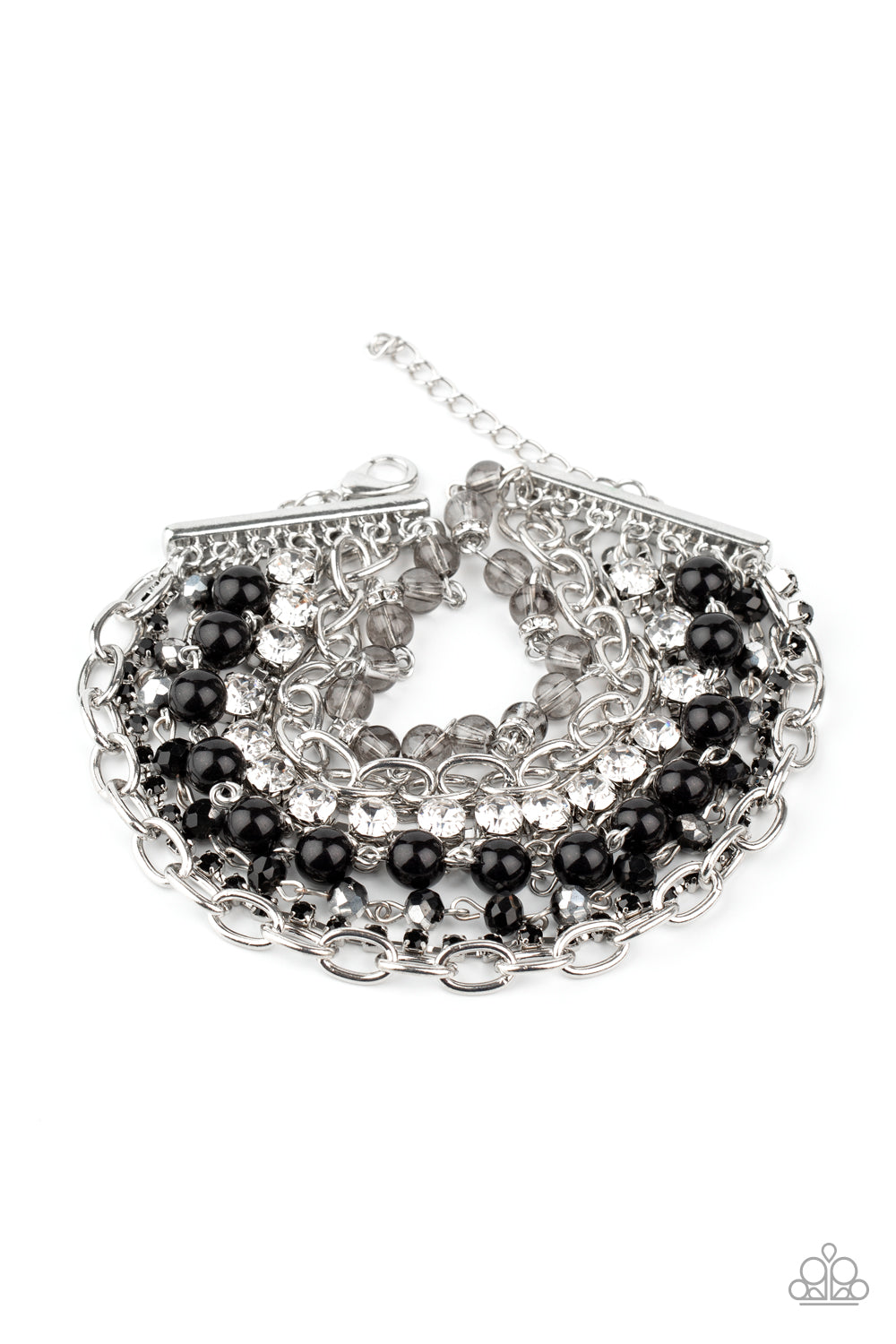 Paparazzi Heiress Hustle - Black Bracelet - Pusher P