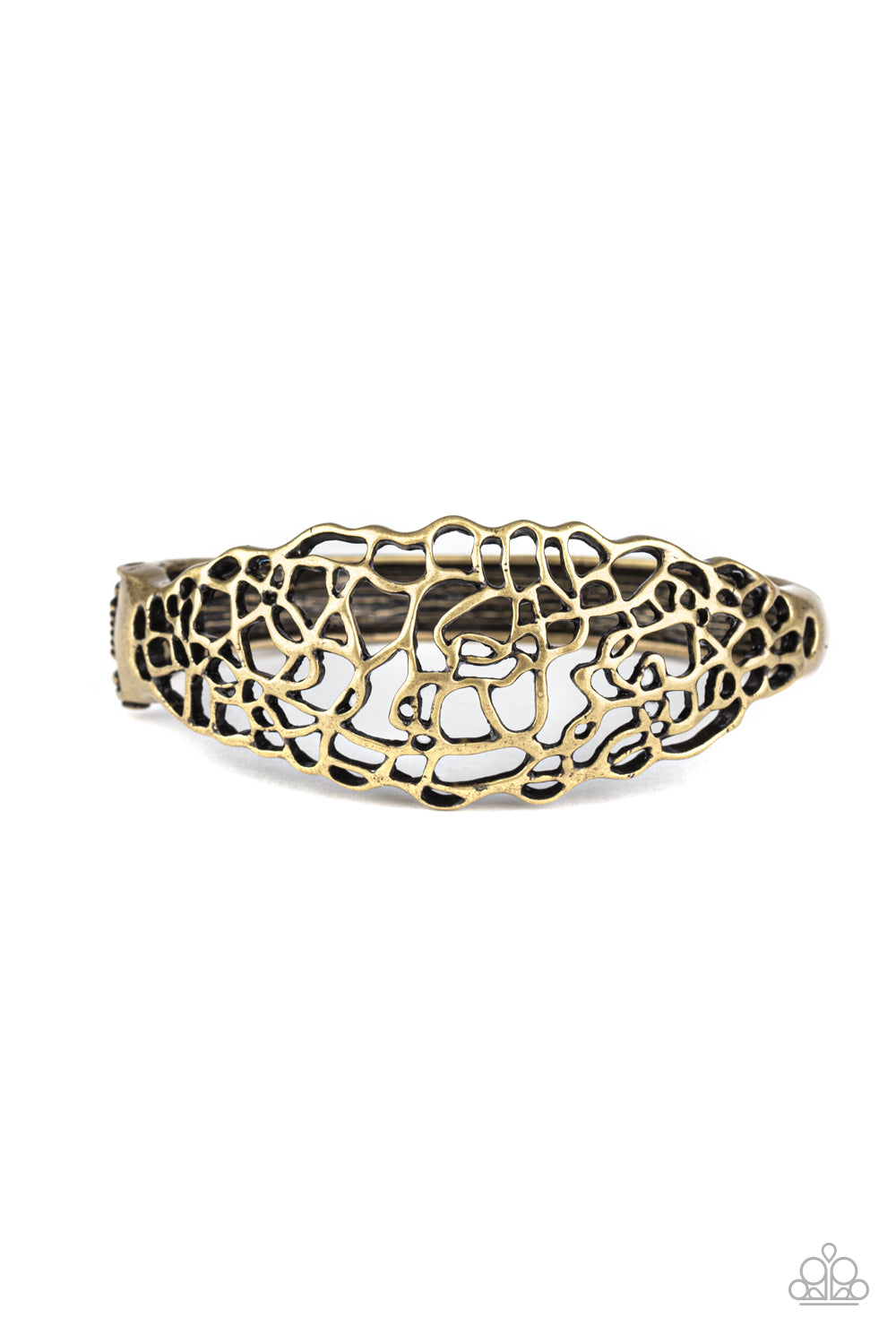 Paparazzi Airy Asymmetry - Brass Bracelet - Pusher P