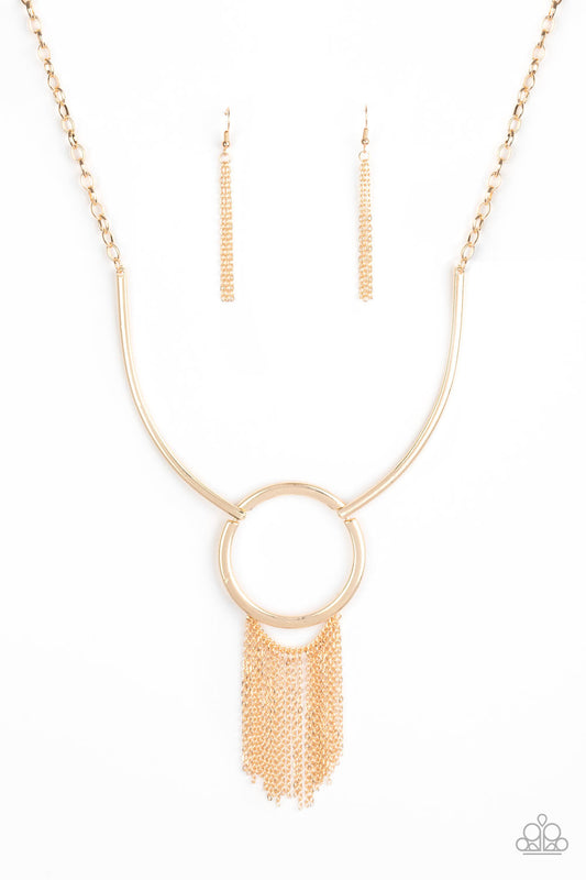 Paparazzi Pharaoh Paradise - Gold Necklace - Pusher P