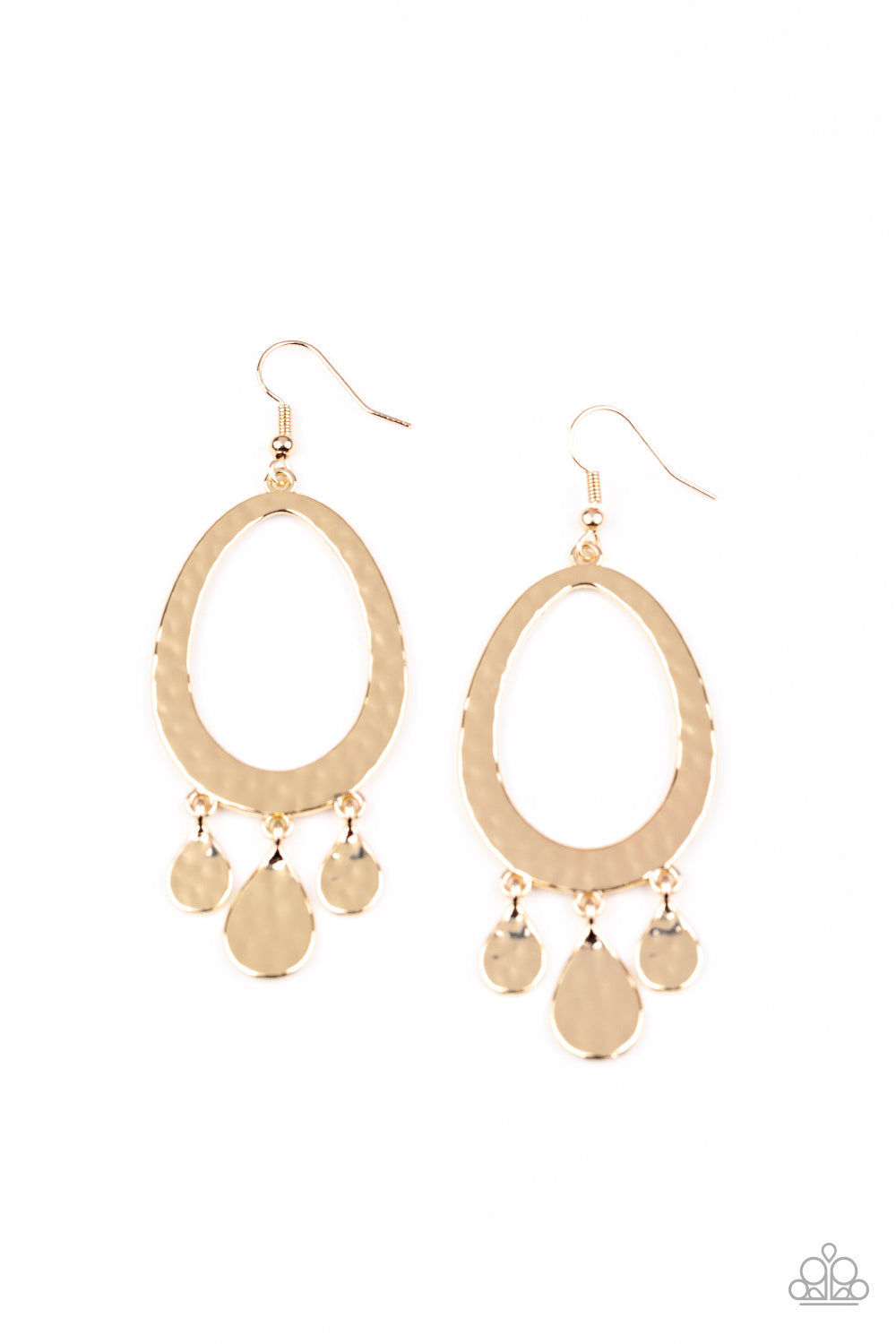 Paparazzi Taboo Trinket - Gold Earrings - Pusher P