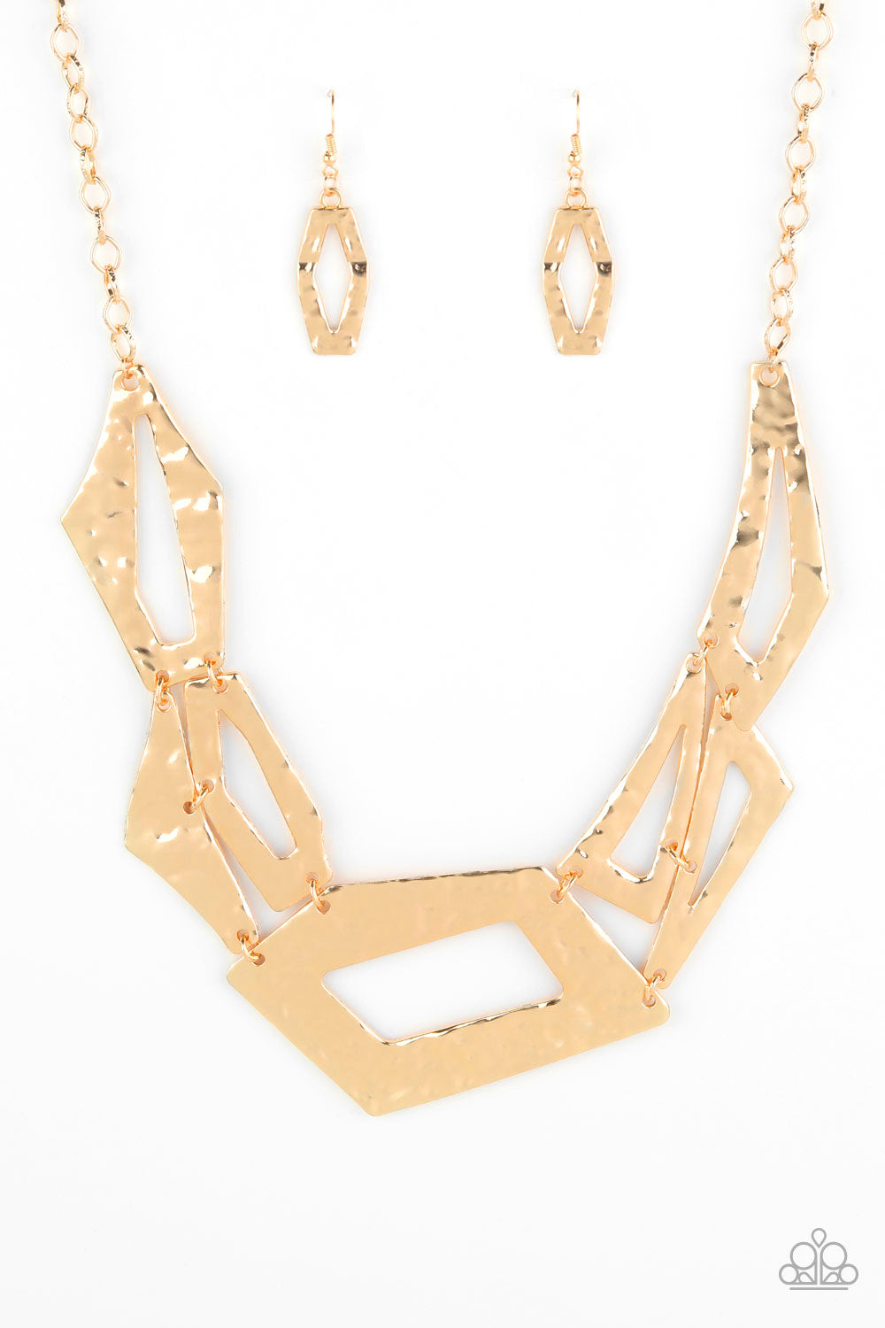 Paparazzi Break The Mold - Gold Necklace - Pusher P