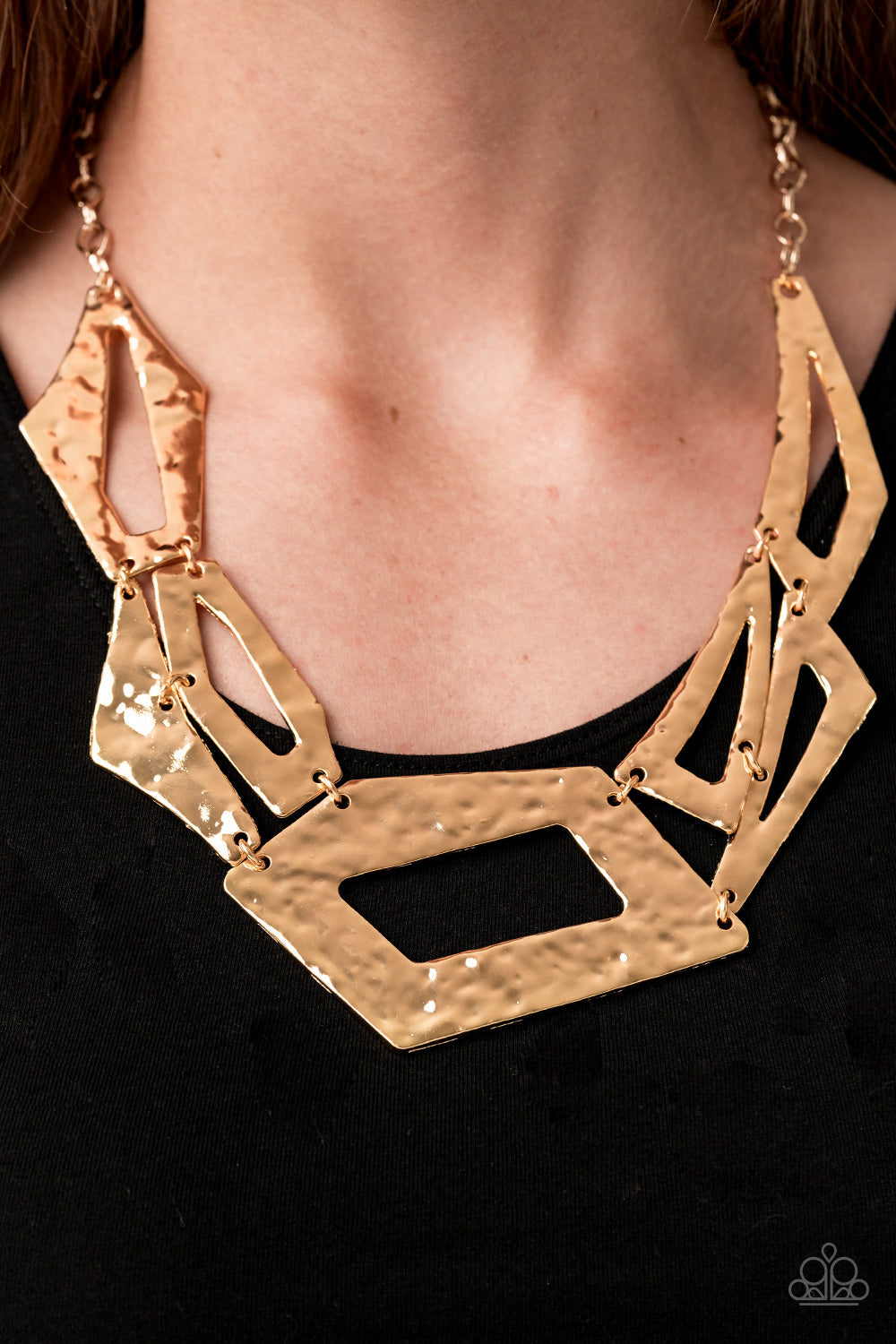 Paparazzi Break The Mold - Gold Necklace - Pusher P