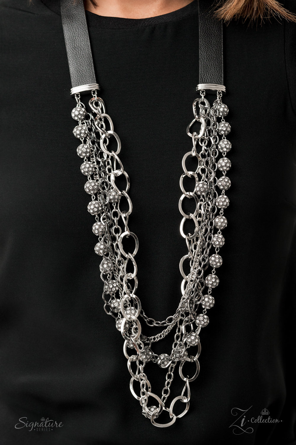 Paparazzi The Arlingto - 2020 Zi Collection Silver Necklace - Pusher P