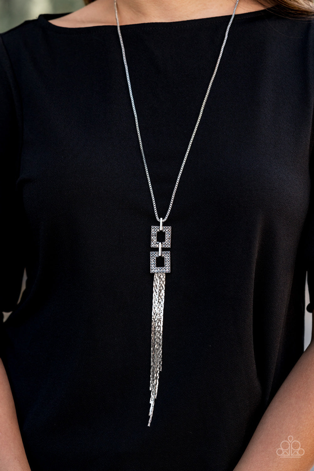 Paparazzi Times Square Stunner - Silver Necklace - Pusher P