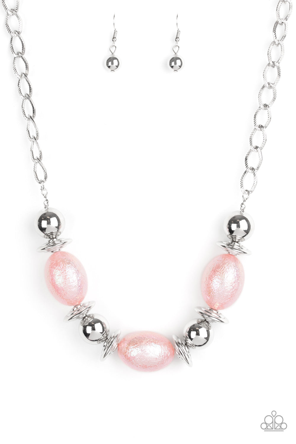 Paparazzi Welcome To The Big Leagues - Pink Necklace - Pusher P