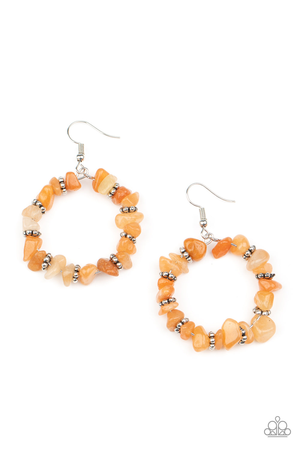 Paparazzi Going for Grounded - Orange Earrings - Pusher P