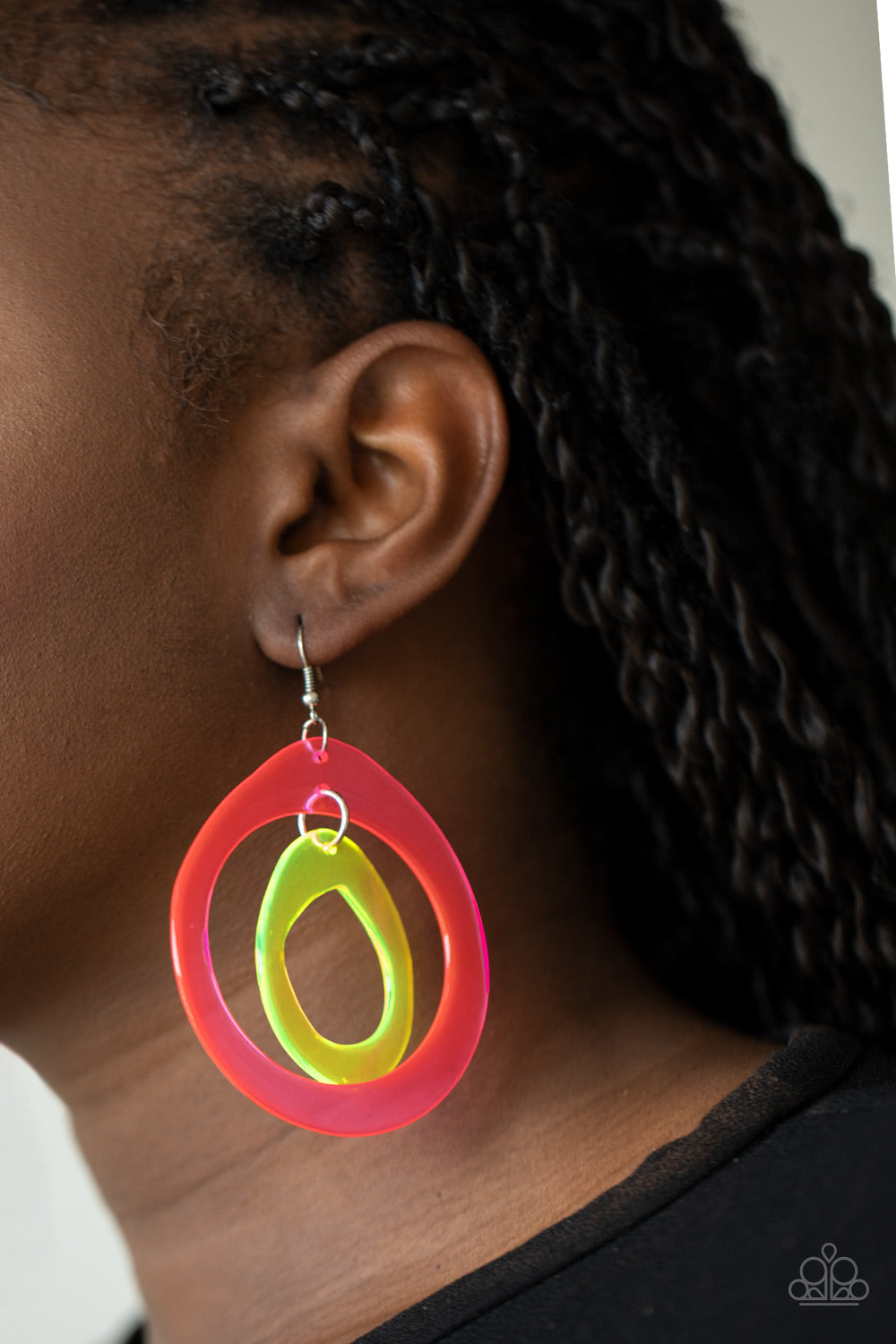 Paparazzi Show Your True NEONS - Multi Earrings - Pusher P