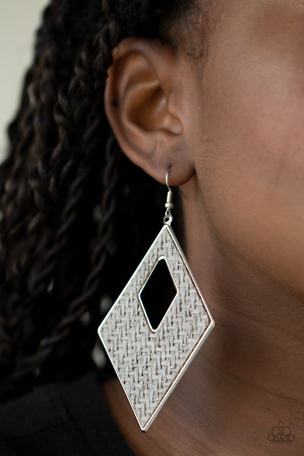 Paparazzi Woven Wanderer - Silver Earrings - Pusher P