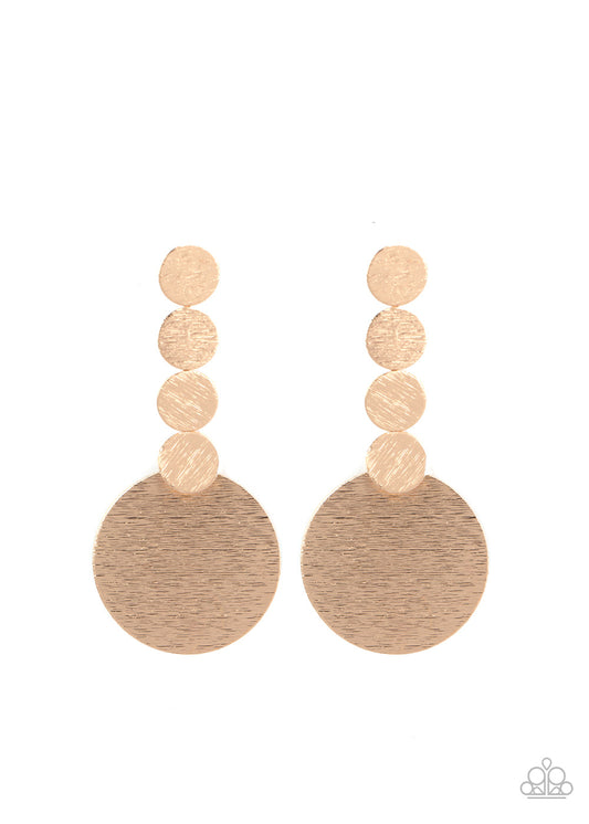 Paparazzi Idolized Illumination - Gold Earrings - Pusher P