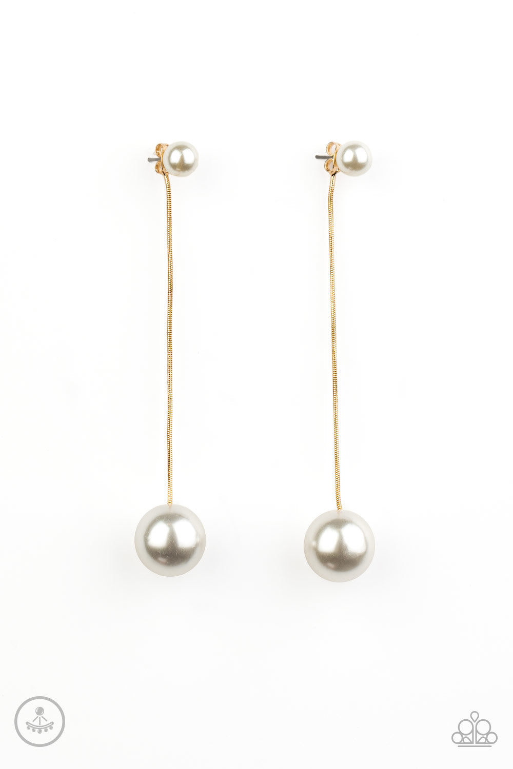 Paparazzi Extended Elegance - Gold Earrings - Pusher P