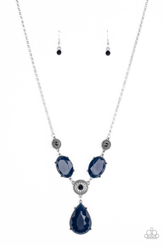 Paparazzi Heirloom Hideaway - Blue Necklace - Pusher P