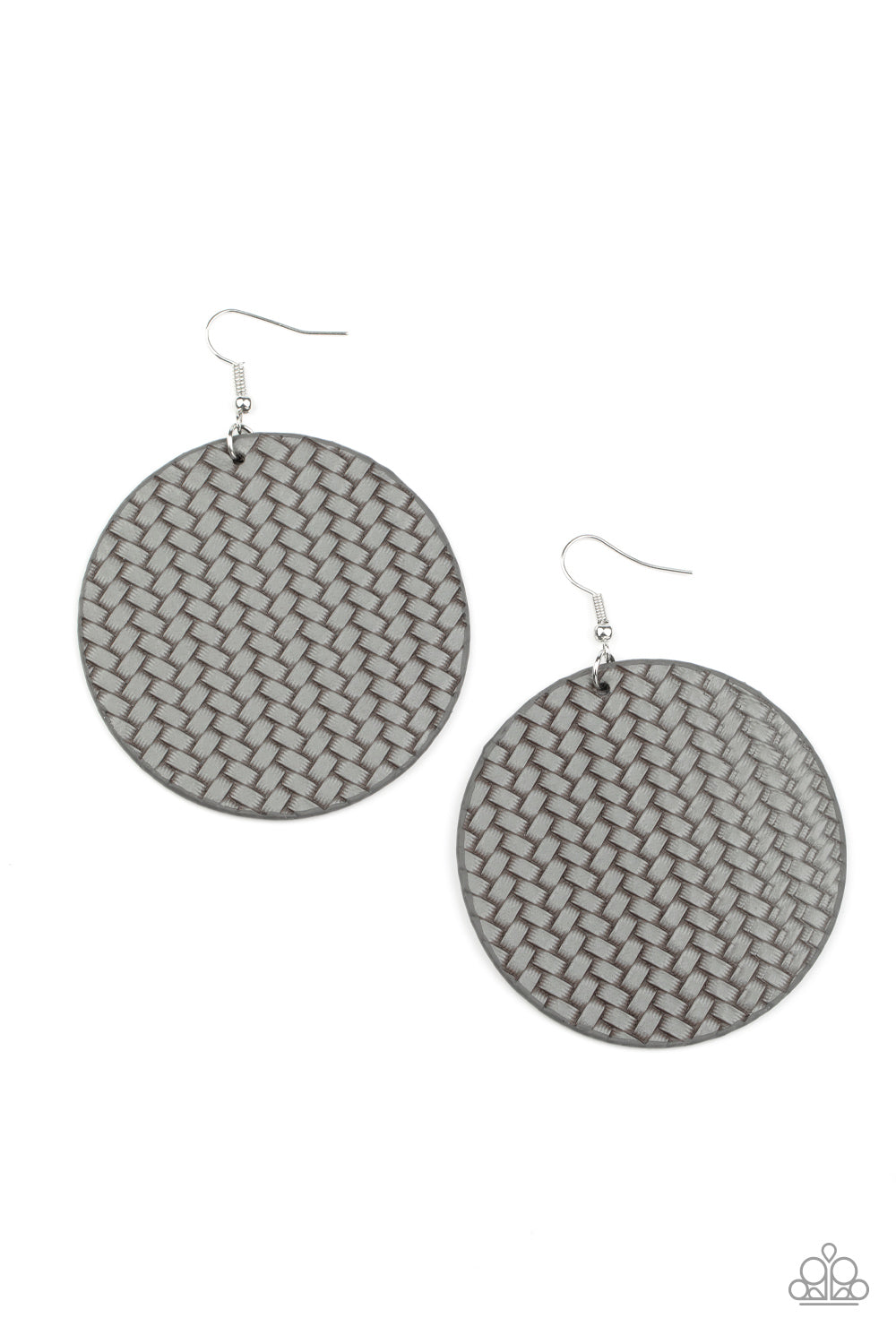 Paparazzi WEAVE Your Mark - Silver Earrings - Pusher P