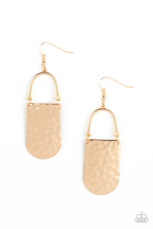 Paparazzi Resort Relic - Gold Earrings - Pusher P