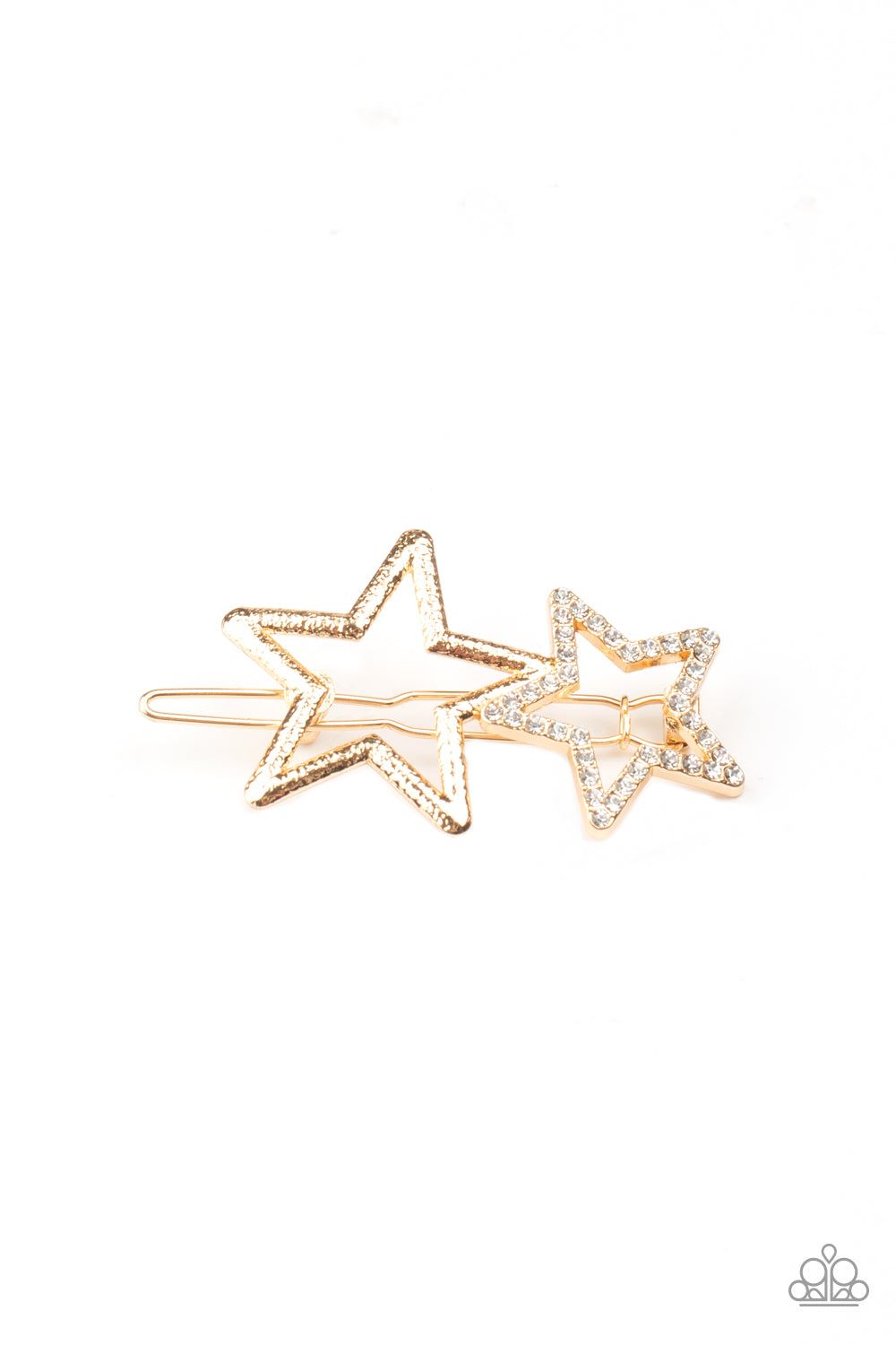 Paparazzi Lets Get This Party STAR-ted! - Gold Hair Clips - Pusher P