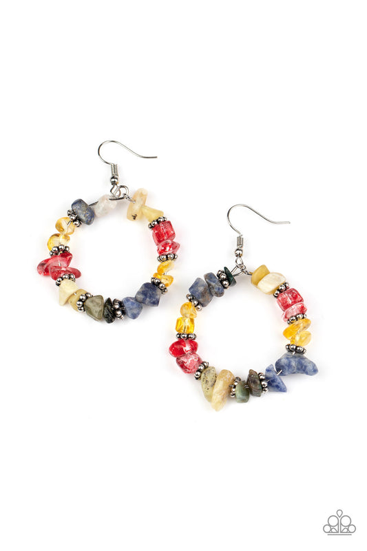 Paparazzi Going for Grounded - Multi Earrings - Pusher P