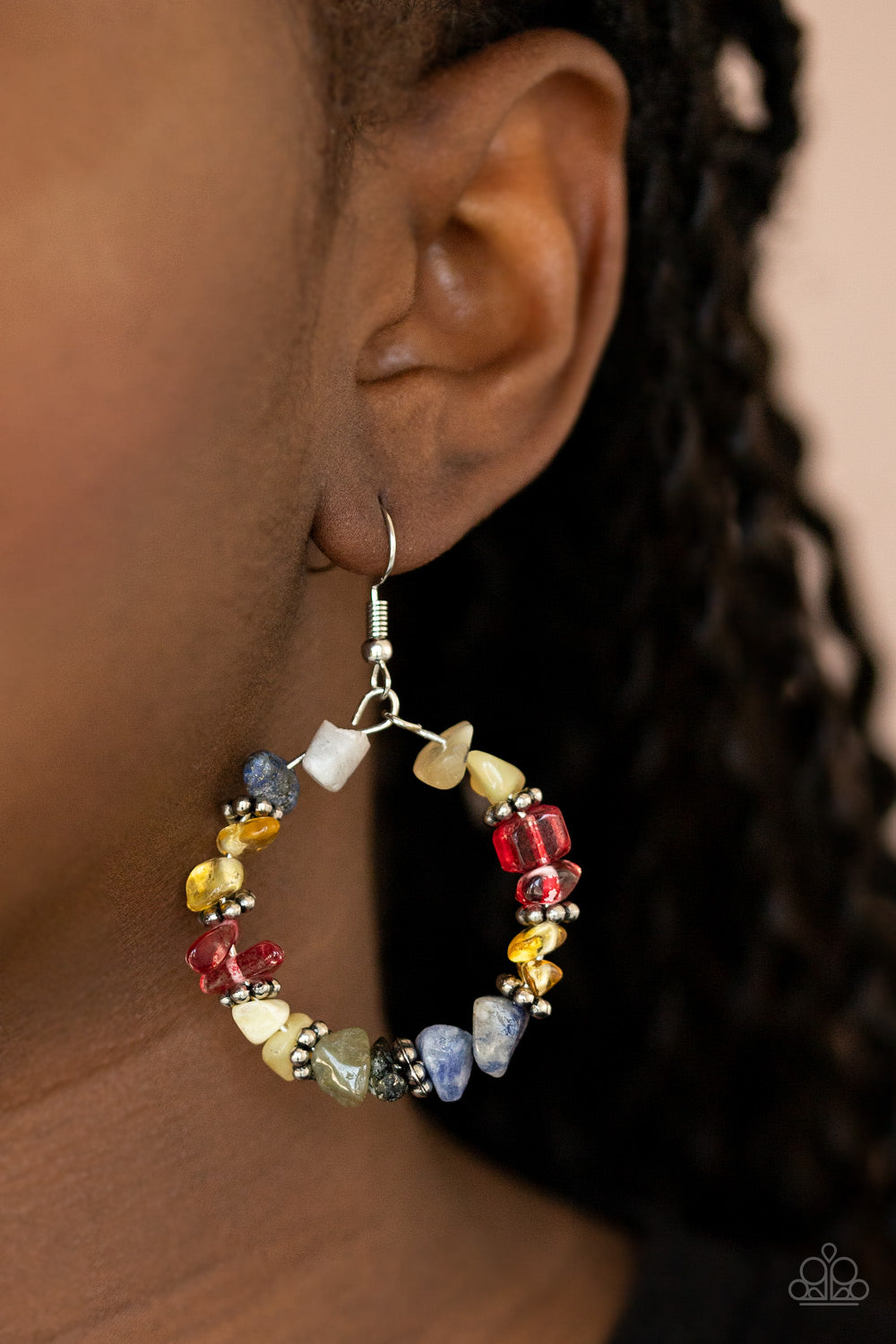 Paparazzi Going for Grounded - Multi Earrings - Pusher P