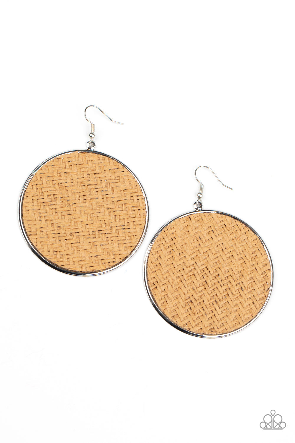 Paparazzi Wonderfully Woven - Brown Earrings - Pusher P