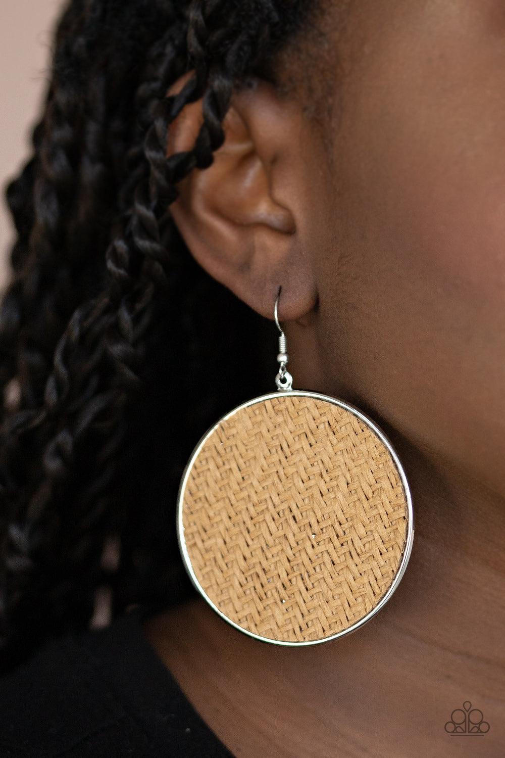 Paparazzi Wonderfully Woven - Brown Earrings - Pusher P